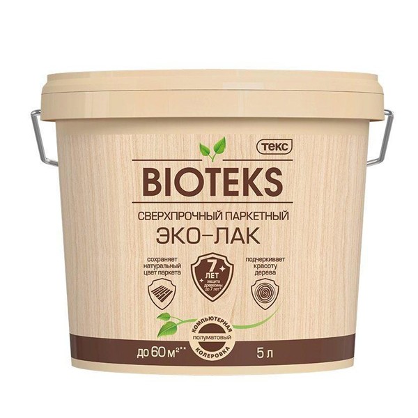Лак акриловый паркетный Текс Bioteks
