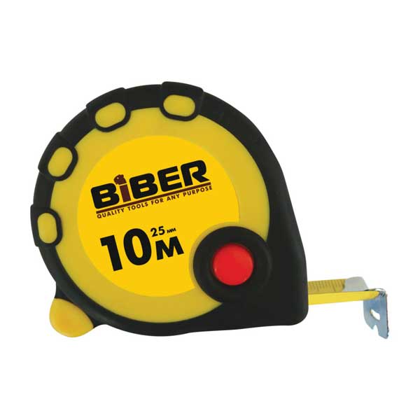 Рулетка Biber Standart 10 мх25 мм- nav