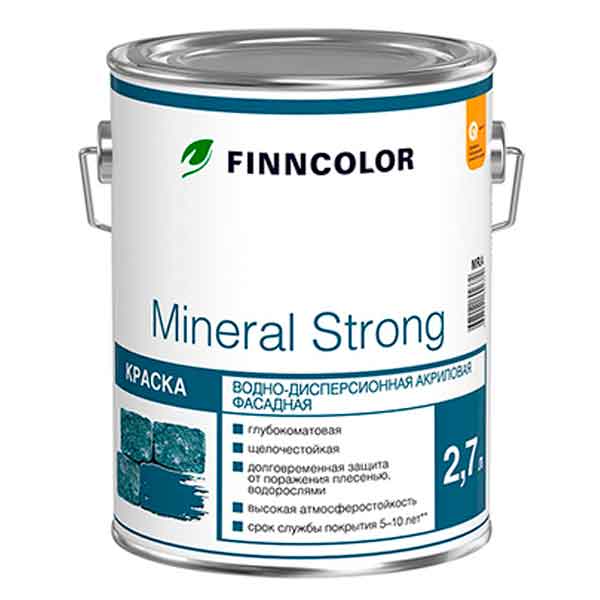 Краска фасадная Finncolor Mineral Strong