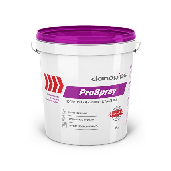 Шпатлевка Danogips ProSpray полимерная финишная
