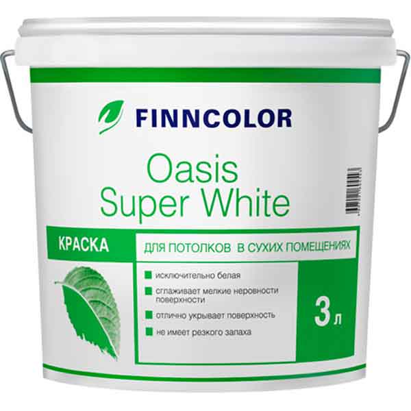 Краска в/д для потолка Finncolor