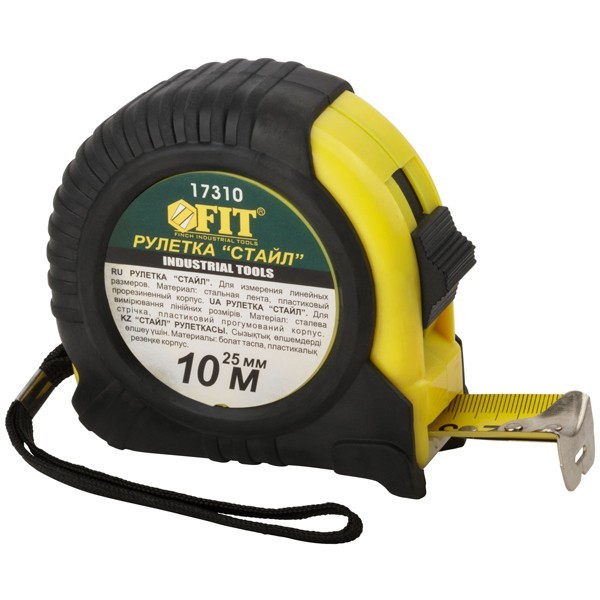 Рулетка FIT Стайл, 10 м