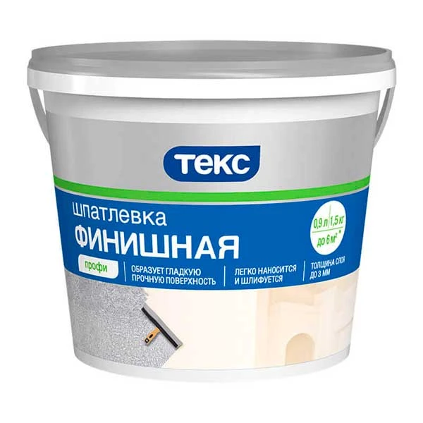 Шпатлевка Текс Профи финишнная 1.5